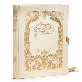 Khayyam, Omar (1048-1131) & Edward Fitzgerald, trans. (1809-1883) Rubaiyat of Omar Khayyam, signed by illustrator Edmund Dulac.